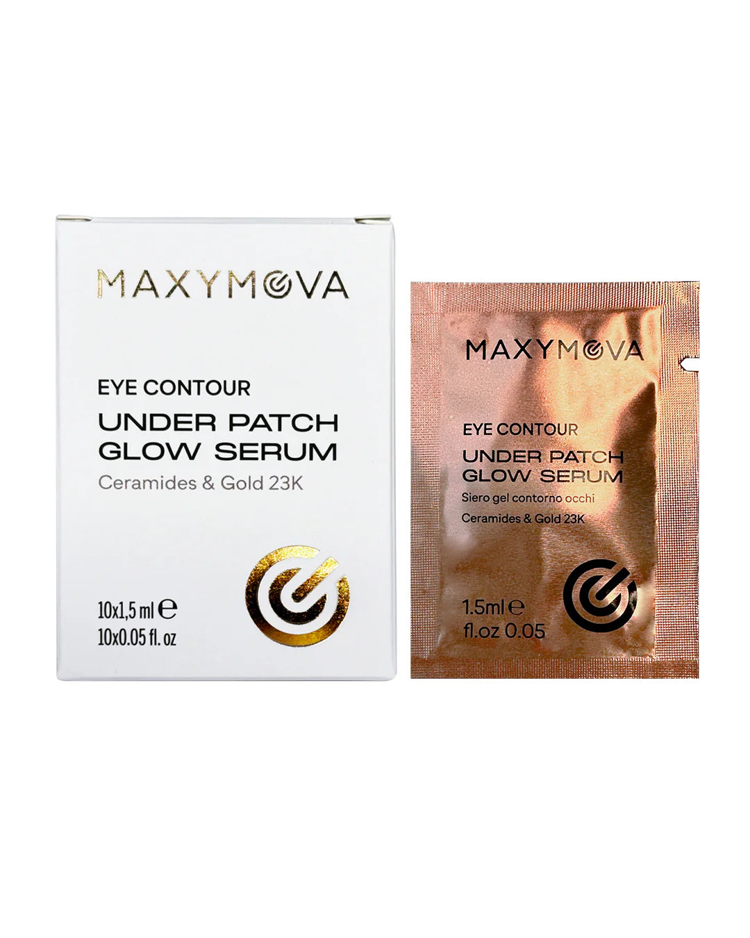 UNDER PATCH GLOW SERUM, CUIDADO DEL CONTORNO DE OJOS CON ORO 23K