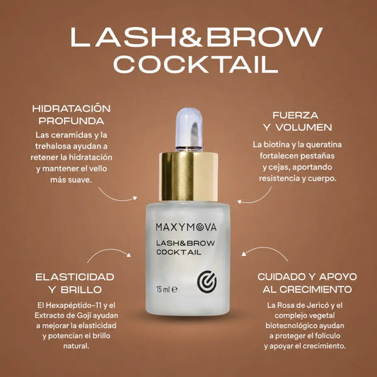 Beneficios principales del serum lash brow cocktail