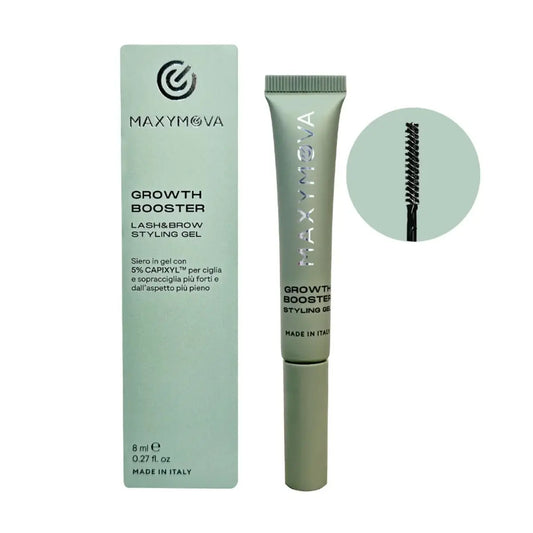 Growth Booster Lash & Brow Styling Gel con Capixyl™, biotina y aminoácidos para peinar y nutrir pestañas y cejas