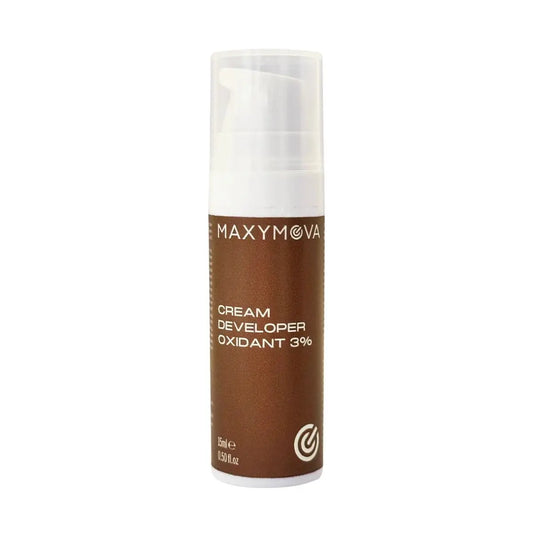 Oxidante al 3% para tinte líquido en frasco airless de 15 ml para coloración profesional de cejas