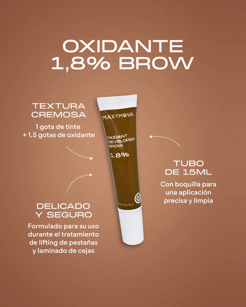 Oxidante para laminacion de cejas