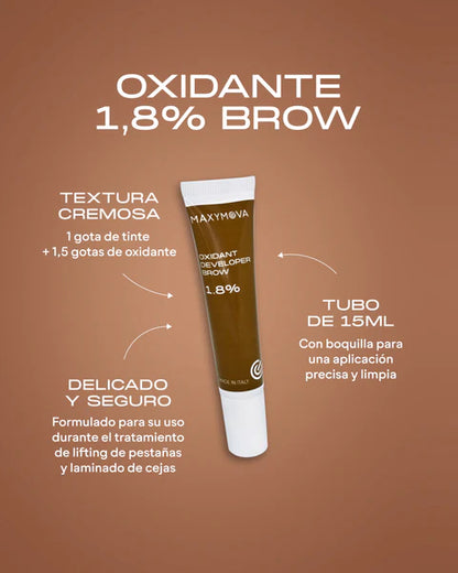 Oxidante para laminacion de cejas