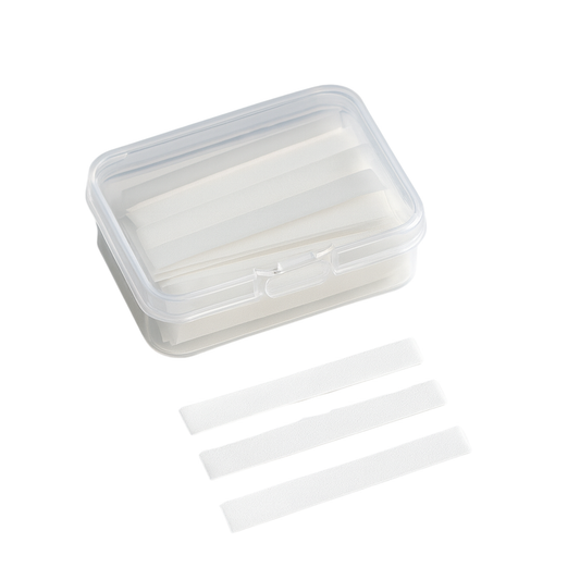 Compensadores desechables de papel perforados y transpirables para laminado de pestañas (500 unidades)